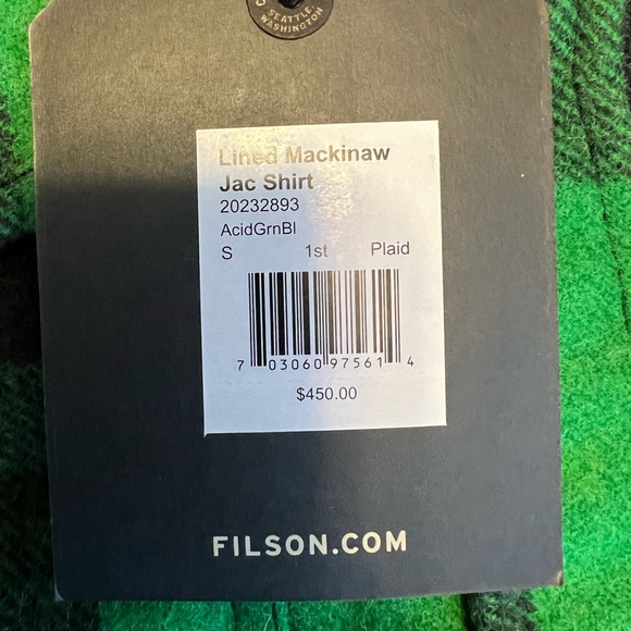 Filson Lined Mackinaw Wool Jac-Shirt - Picture 5 of 6
